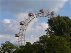 Wolken hinter Riesenrad